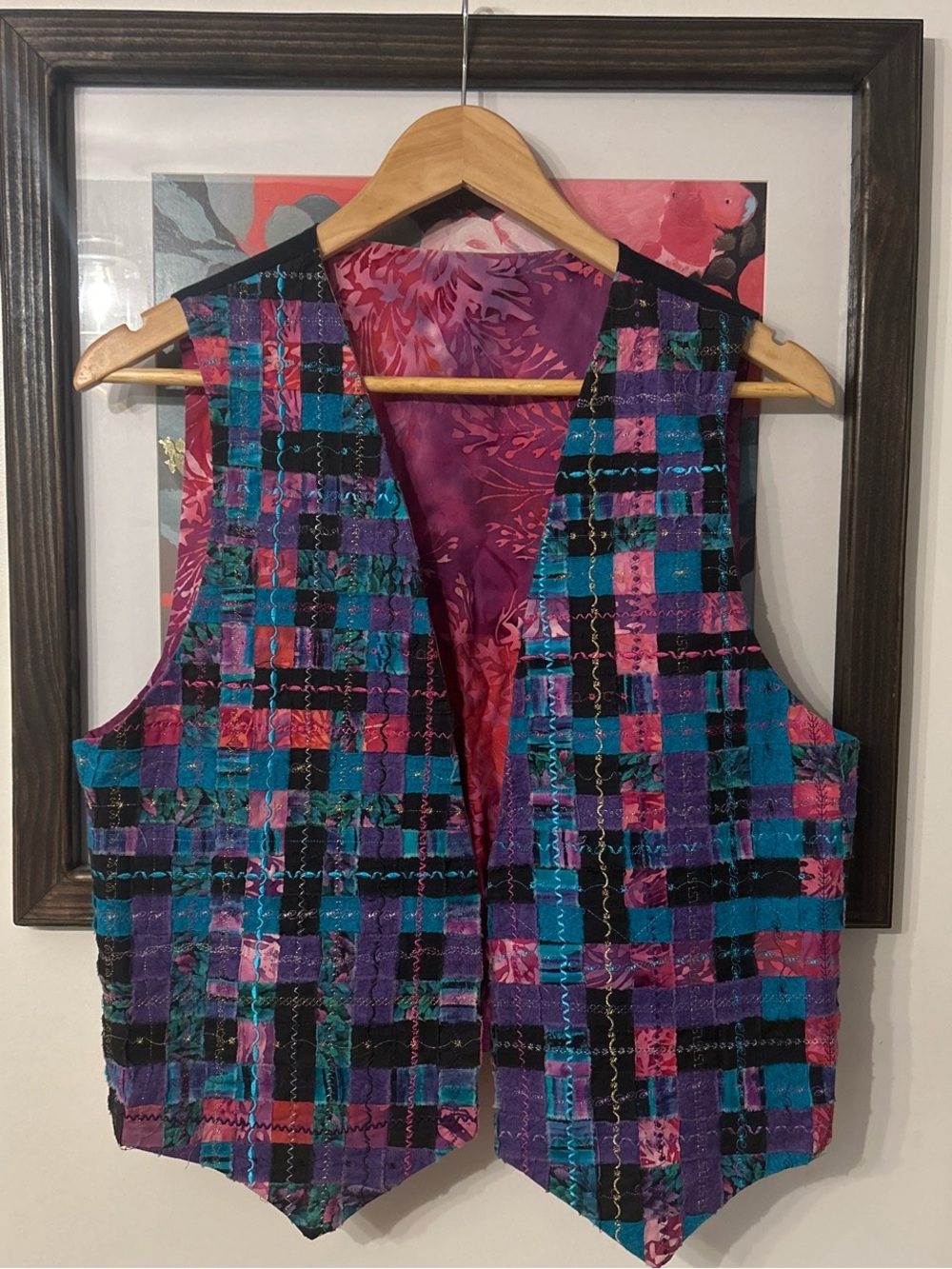 Handmade Vintage Quilted Vest